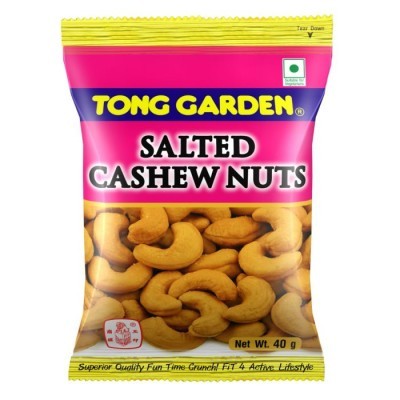 Tong Garden Salted Cashewnut 40G (36 Units per Carton)