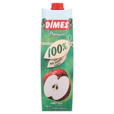 DIMES 100% APPLE JUICE 1 L (12 Units Per Carton)