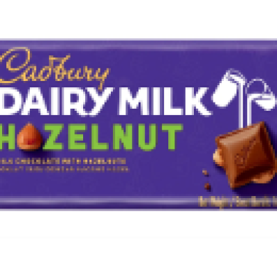 CADBURY Dairy Milk Hazelnut 160g (72 Units Per Carton)