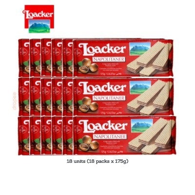 LOACKER Napolitaner 175g (18 Units Per Carton)