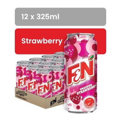 F&N Strawberry 325ml (12 Units Per Outer)