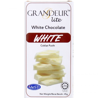 Grandeur Lite  White Chocolate Bar 45g