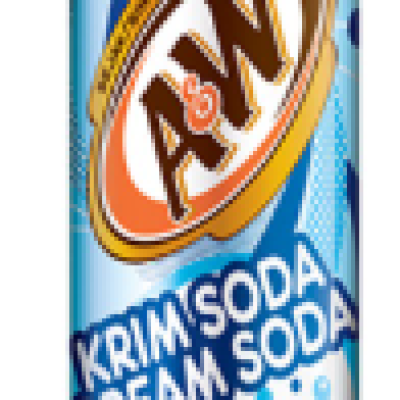 A&W Cream Soda 1x4cans (320ml each)