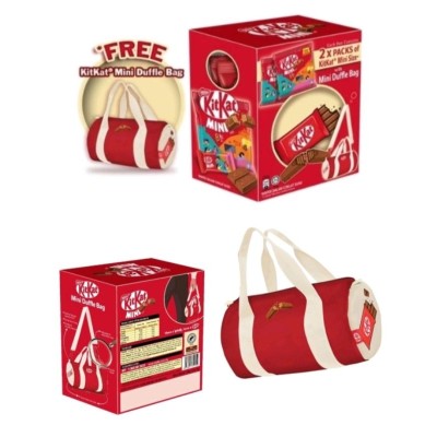 Kitkat Mini SIze (8x9g) x2 + KITKAT Mini Duffle Bag x1