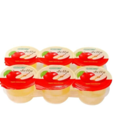 Cocon Apple Nata de Coco Pudding 6 cups x 118gm